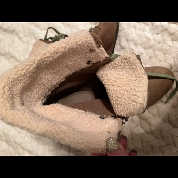 Indigo Rd. Sherpa lined wedge boots - Picture 3 of 4